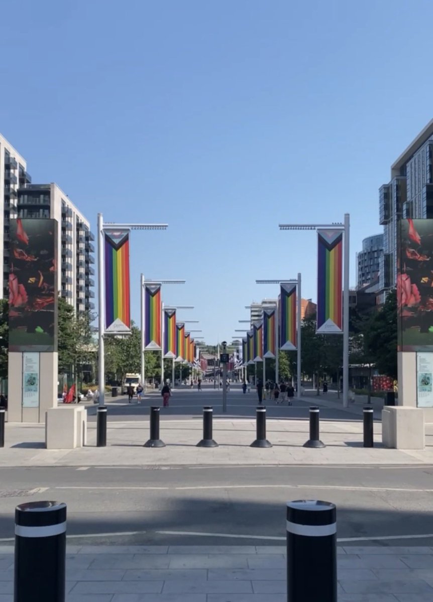alwayshgolden's tweet photo. Pride banners at wembley looking different this year https://t.co/ImgAsOpaux