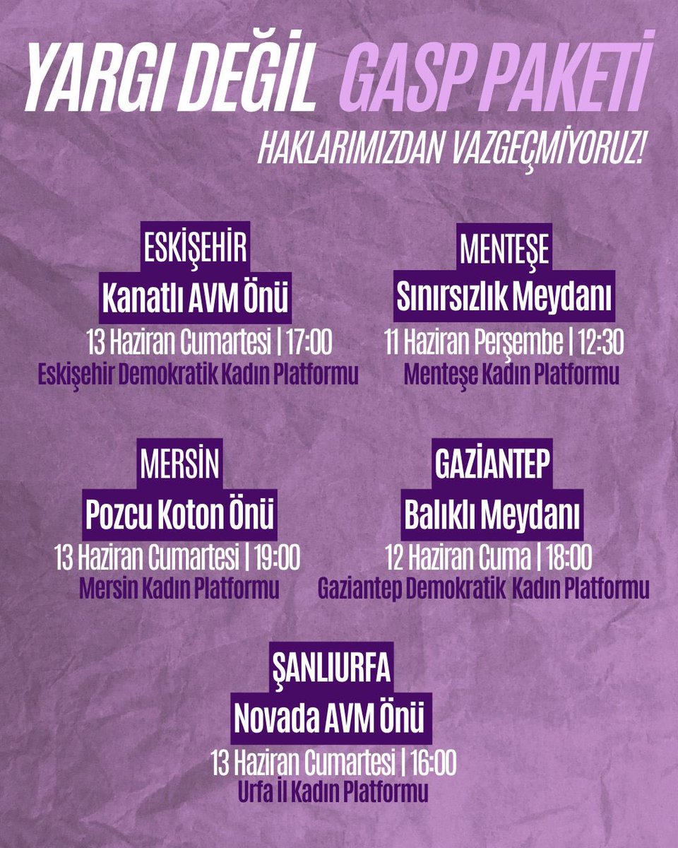 KBGuclu2's tweet photo. Gasp edilmek istenen haklarımıza sahip çıkmak için ülkenin dört bir yanında sokaktayız, bir aradayız! https://t.co/gHsclaTzex