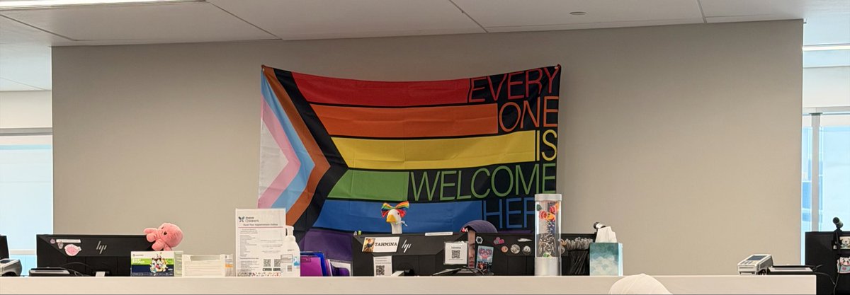 Maddie_Rowley_'s tweet photo. First thing you see when you walk into INOVA Children's. I'm sitting in a waiting room full of babies, toddlers, and young kids. https://t.co/SvgmdiW6gq