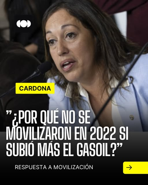 shimar13's tweet photo. La ministra de Industria, Fernanda Cardona, se mostró sorprendida por las movilizaciones de camioneros, transportistas y productores contra la suba de combustibles.
Señaló que los precios actuales no alcanzan los niveles registrados en 2022 durante la guerra Rusia-Ucrania, https://t.co/bLsMlgd8t2