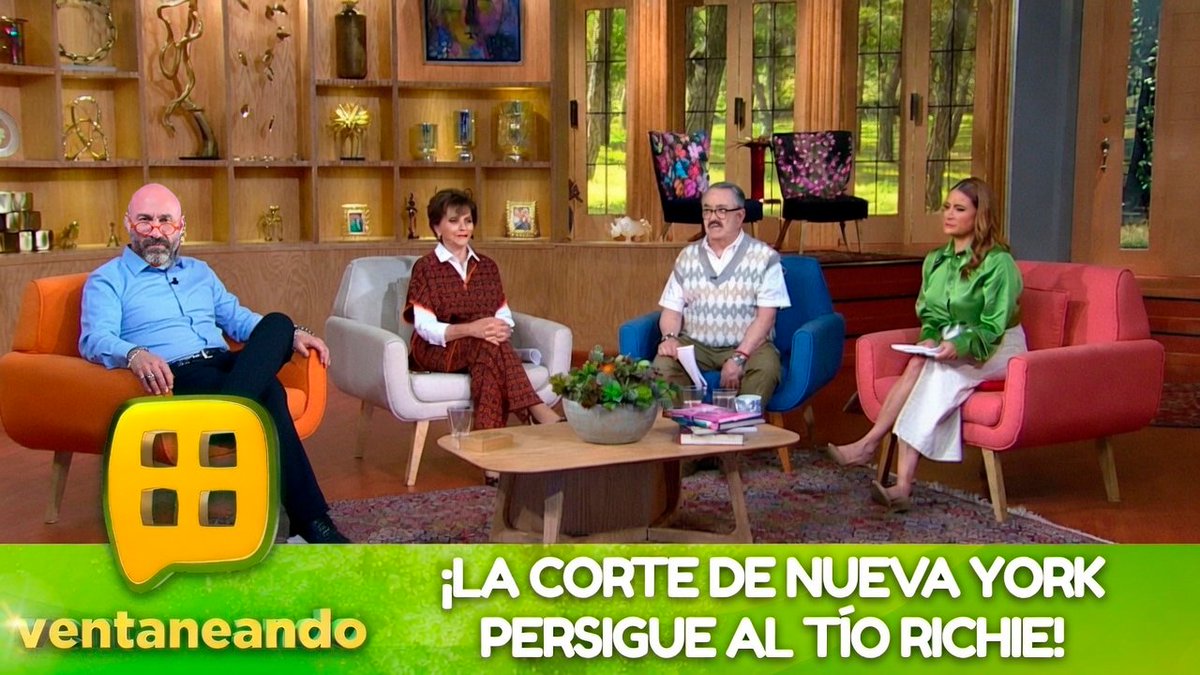 ZuritaCarpio's tweet photo. En #Ventaneando Pati Chapoy está lista para defender a Ricardo Salinas de la nueva demanda por fraude en la Corte de Nueva York...¡con un refuerzo de lujo! https://t.co/WpVyuwnxIC