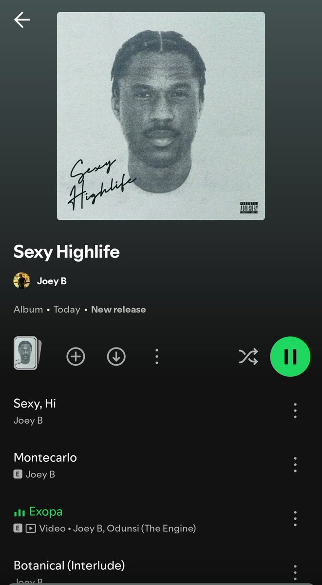 Thatblackboy30's tweet photo. Who else knew @1RealJoeyB just release an album https://t.co/UhCfK6HzSg