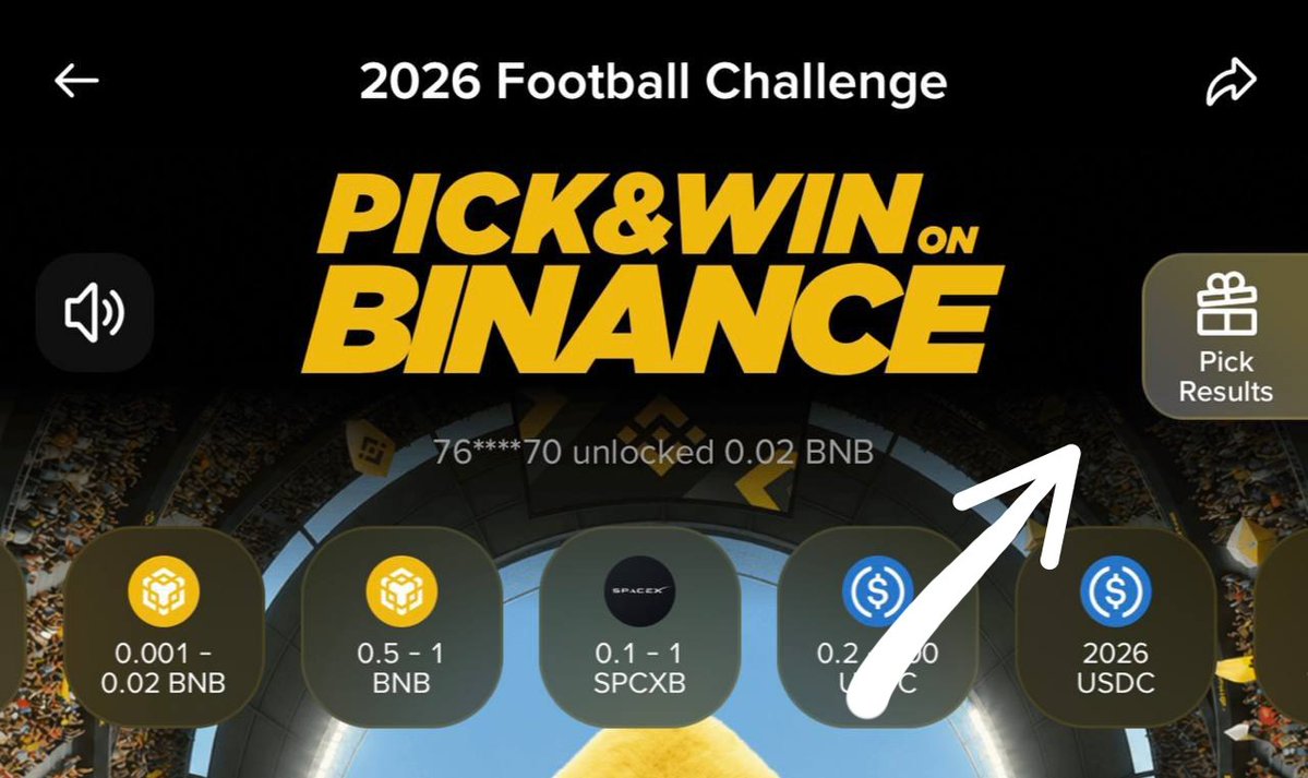 latif_hamm51619's tweet photo. 🎁 Binance Football Instant Loot ⚽

💰 Chance to Win up to 1 BNB
🎉 For All Users

Link 🔗: https://t.co/sfg03GVnfH

✅ Register
✅ Pick Result
✅ Open Box
✅ Wait for Distribution

#Binance #BNB #BinanceFootball #CryptoAirdrop #CryptoRewards #Web3 #Blockchain #AirdropAlert https://t.co/33sLWT5jzR
