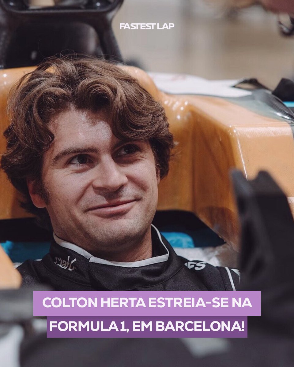 fastestlapp's tweet photo. Colton Herta fará a sua estreia, este fim de semana, numa sessão oficial de Formula 1. Sérgio Perez, em cumprimento com o regulamento, cederá o seu monolugar a Colton Herta, durante a primeira sessão em Montmeló. #FastestLap #Formula1 #F1 #F1Portugal #DAZNF1 https://t.co/BVwrOQO6ip