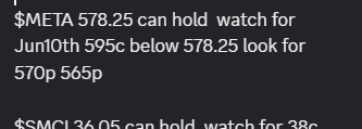 RapidTrading's tweet photo. $META 578.25 our crucial area held per #premarket game plan 

$META Jun10th 595c 60% 

https://t.co/oMl5G7DYNH https://t.co/fPhEILOmKL
