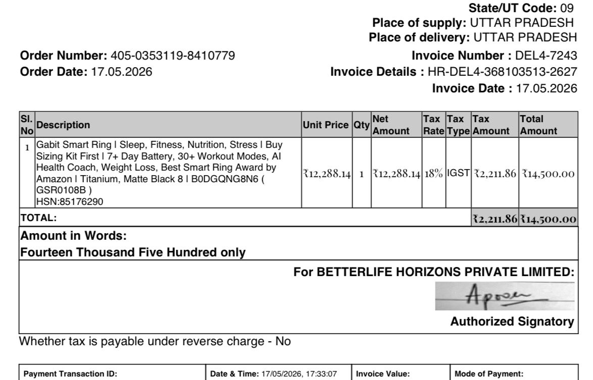 ShastriSwetab's tweet photo. @amazonIN @consaff @amazon @samir_khan @jagograhakjago dear the company failure and competency casual approach  of officials failed to resolve my Grievance for last 15 days company cheated myself by giving fake products. https://t.co/Iv5XLmgp40