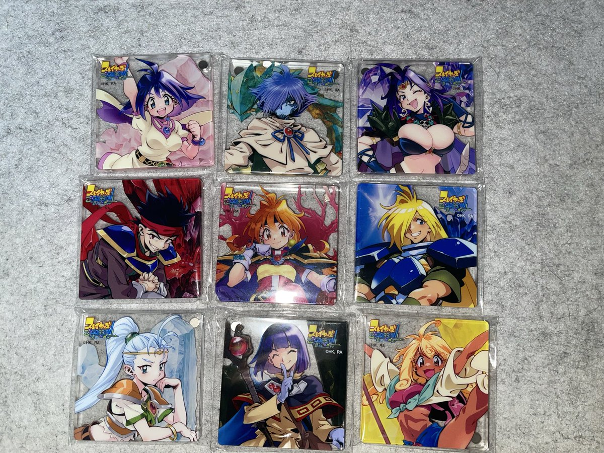 スレイヤーズ展 トレーディングアクリルマグネットA 宝石Ver. BOX そういえば、、スレイヤーズのアクリルマグネット箱から出すの忘れてた