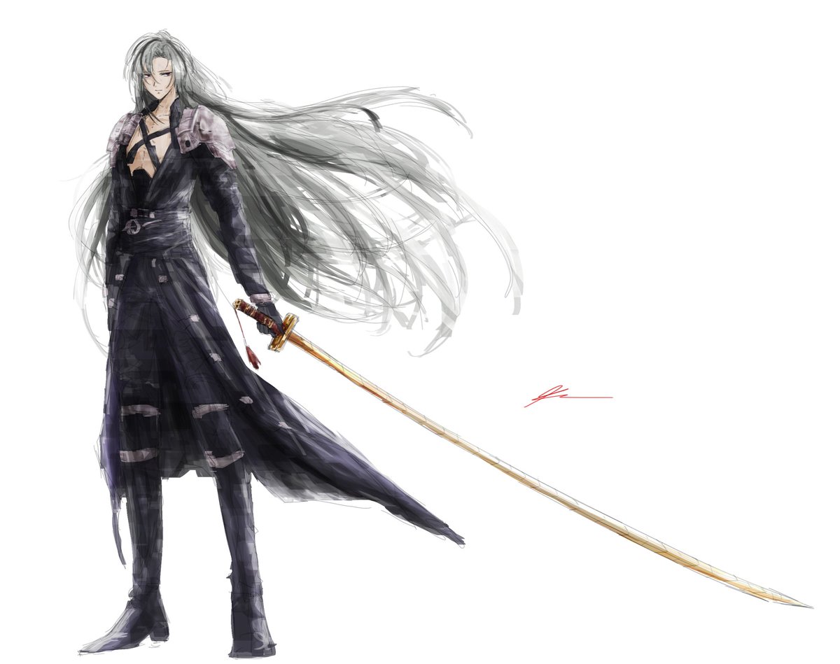 azukeili's tweet photo. I saw someone calling lucio an italian sephiroth and i lowkey see it https://t.co/epykbAM0hH