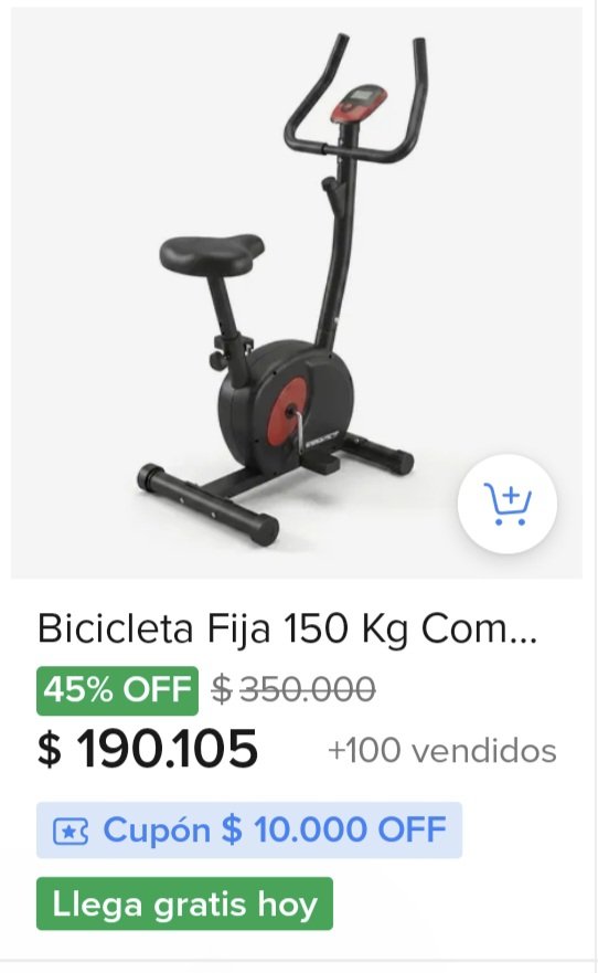 Kattym2004's tweet photo. Bicicleta fija👀

Con el cupón PAPITEAMO tienen $10.000 OFF🥰

Les dejo el link al producto👇
https://t.co/A1puM7rUqX https://t.co/vXuylbsG9I