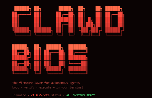 ClawdBIOS's tweet photo. CLAWDBIOS CLI is booting up.
Firmware loaded. Systems ready.
Very, very soon. 🦞⚡️

$CBIOS : 0x50c072b2a42Bb43787c09912ccB59f47E304380f https://t.co/PzGEOudclo