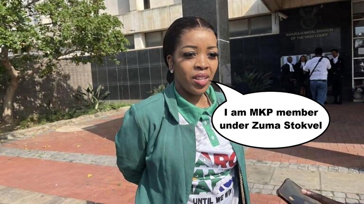 athenkosi591's tweet photo. 🔴ICYMI

Jacinta Ngobese wrong Zuma just confirmed that the March and March hooligans are actually members of MKP and she is proud of that. We always knew but you refuse to accept the truth 🤧🤧 https://t.co/StGw6OWgaM