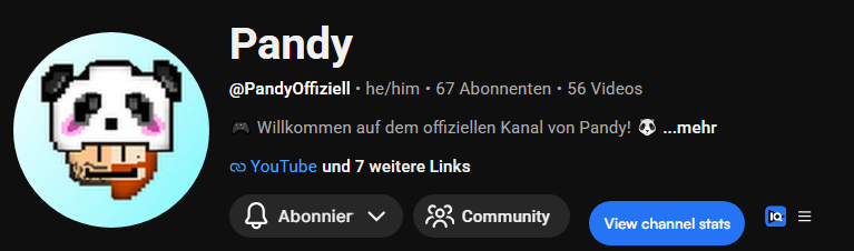 PandyOffiziell's tweet photo. Wir haben ab heute offiziell 67 Abos auf Pandy! 

Ein Tag zum feiern!🥳🥳🥳 https://t.co/7cfWJ6akE2