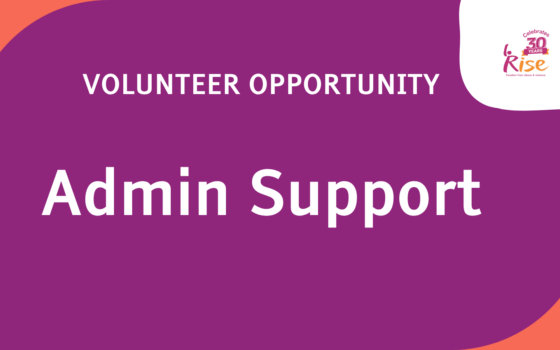 riseuk's tweet photo. Do you enjoy being organised and getting stuck into practical tasks? 

RISE is looking for an Admin Support Volunteer to support our Central Services Manager with a variety of admin tasks and small projects.

Find out more and apply before 5th July 👉 https://t.co/9B9SWupvc5 https://t.co/XR7wsmWgE6
