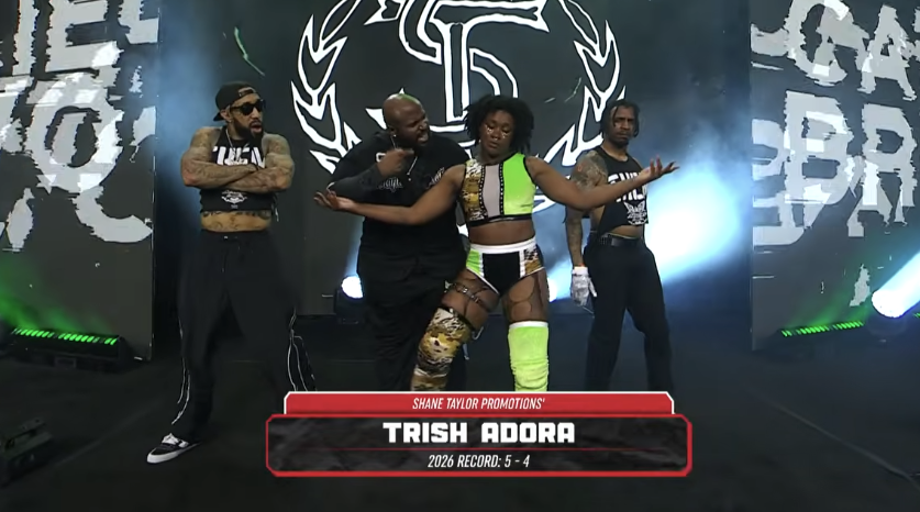 ROHFanFrance's tweet photo. Dans le deuxième match de #ROHTV, @amisylle s'impose face à @TrishAdora202. 👏⚔️
📺 Le show est disponible gratuitement sur la chaîne YouTube de #ROH. 👀 #watchROH https://t.co/HvpTGKuqvO
