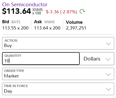 tenaday_inv's tweet photo. For the first time ever, we're buying more of a stock we already own.

Our first rebuy: ON Semiconductor $ON.

ON Semiconductor makes the power chips that move electricity efficiently, and its silicon carbide technology is now one of the few credible ways to handle the enormous power demand of AI data centers. We bought it back in April and we're already up nearly 40%.

Here's why we're adding more right now:

The AI power story is accelerating. $ON beat earnings last quarter on strong AI data center demand, guided this quarter above expectations, and analysts are racing to raise targets, with B. Riley upgrading to Buy at $115. The company is also buying back $3 billion of its own stock.

And the timing works: after more than doubling in the past year, $ON has pulled back about 15% from its high. When a stock we believe in goes on sale, we add to it.

ACTION: Buy $10 of ON – June 10, 2026
OPEN: $115.10 | 52H/52L: $134.92/$44.56 | FV: $140.00
SOURCE: https://t.co/GzF25Cm7O2