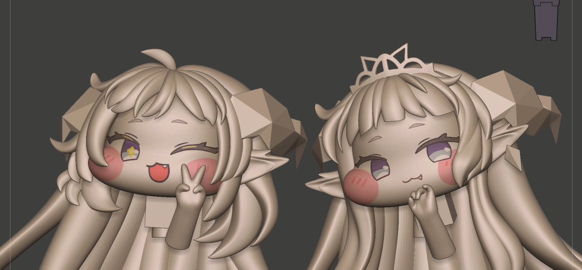 ebimodoki131's tweet photo. ダーヤ様は両方ともピースで作ろうかと思ったけど、面白くないから少し変える https://t.co/9dW37ccKvY
