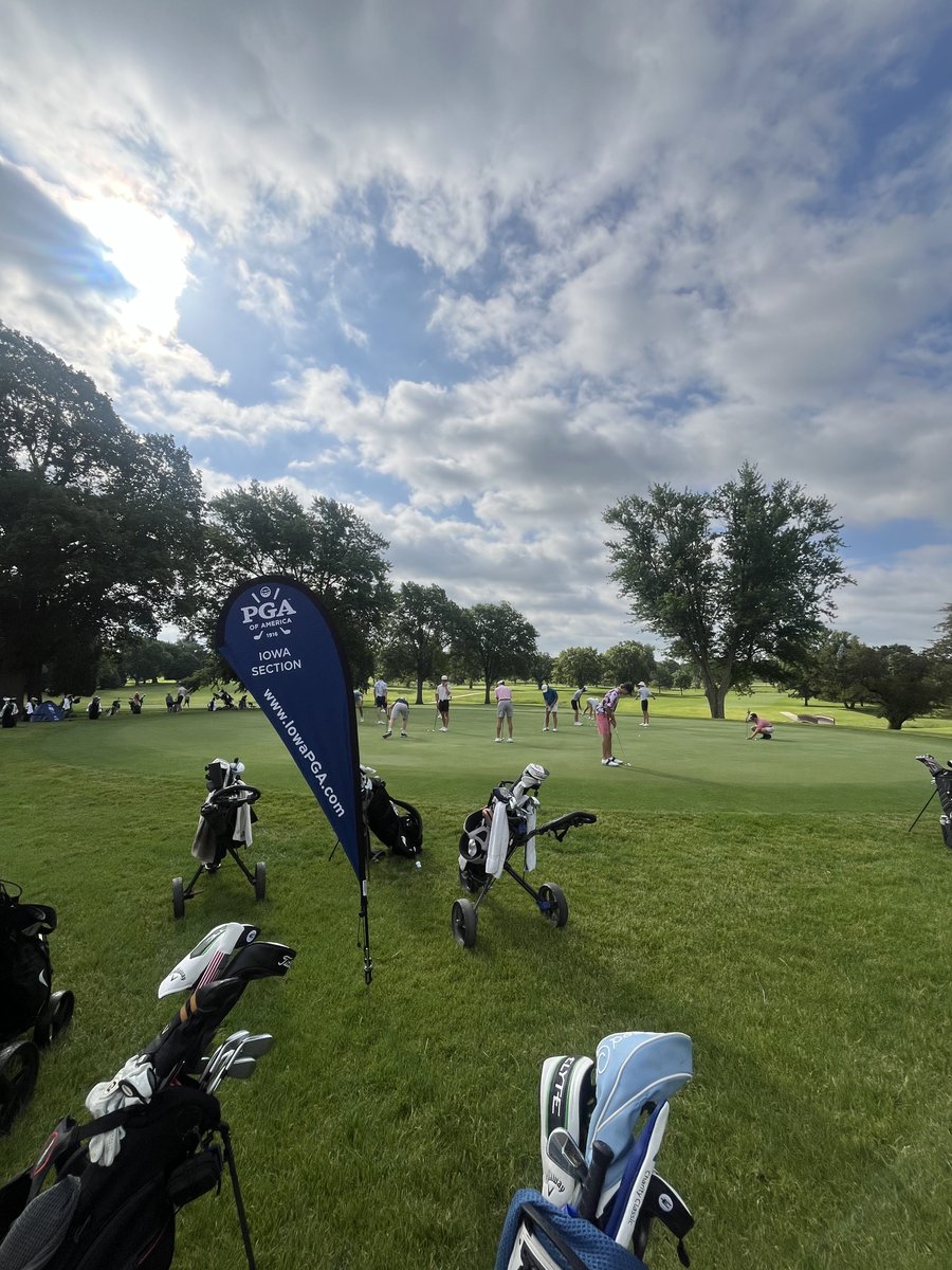 UNLPGM's tweet photo. Pumped to be with the @iowapga this week for the Jr PGA Champ! https://t.co/qbl8pujvM5