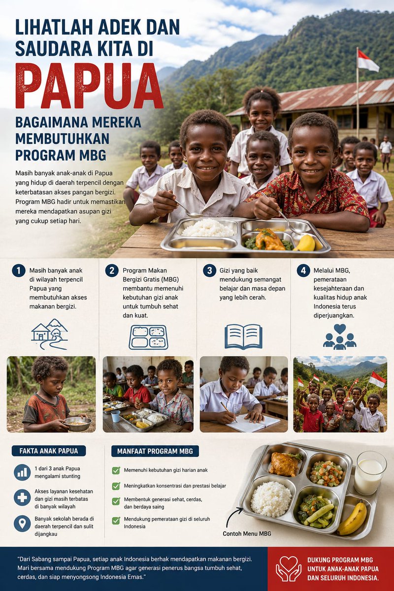 logikanusantara's tweet photo. #IndonesiaEmas #PertanianMaju #PresidenPrabowo #makanbergizigratis #astacita #PertanianMaju #mbg #mbgpapua #OPMTeroris #PrabowoBersihBersih #TolakOPMPapua  #boycottforfreewestpapua #OPMPapua #PapuaDamai #PapuaIndonesia https://t.co/WGZ0I80Cs5