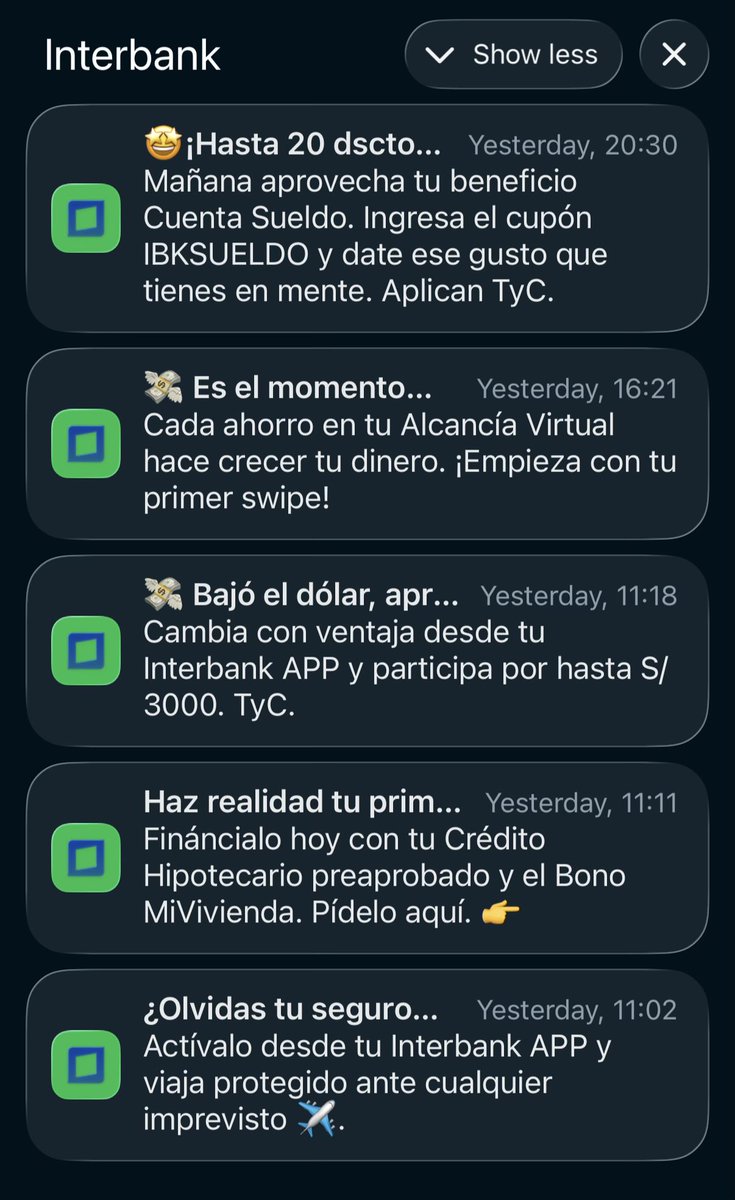 jaleamixta's tweet photo. Cuando tu aplicación de banco la quieres convertir en una tienda 

Terrible lo que hace @interbank https://t.co/OTb6d8kIQU