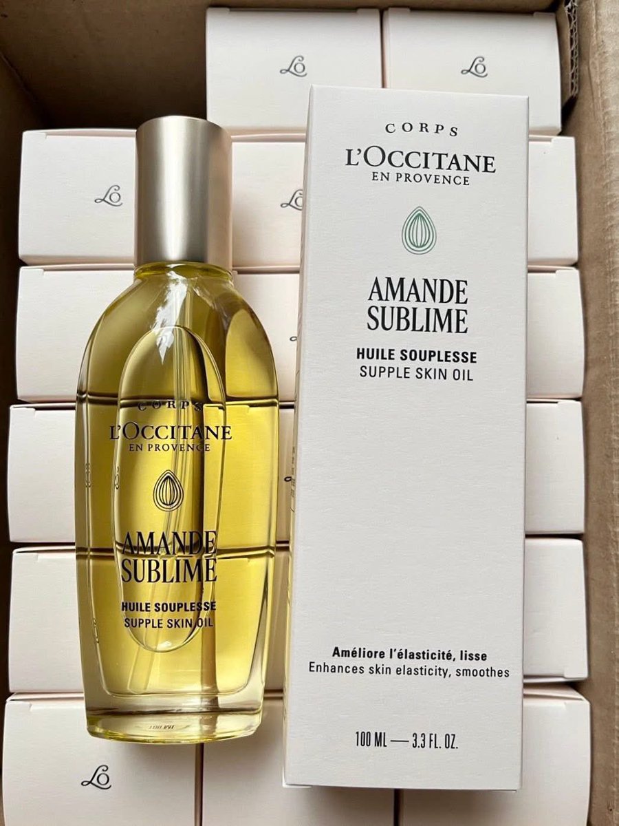 readycosme's tweet photo. โปร. �� ขวด..ละ 1,590 บาท

แพ็คเกจใหม่ L'Occitane Almond Supple Skin Oil 100ml. (เคาเตอร์ 2,650฿)

บอดี้ออยล์บำรุงผิวกาย ไอเท็มที่ขายดีที่สุดของล็อกซิทาน อุดมด้วยน้ำมันอัลมอนด์เข้มข้น 50% และน้ำมันคามิลินาที่อุดมไปด้วยโอเมก้า 3 และ 6 แบบเข้มข้น จึงช่วยให้ผิวรู้สึกได้รับการบำรุง https://t.co/lCO1XaLitO