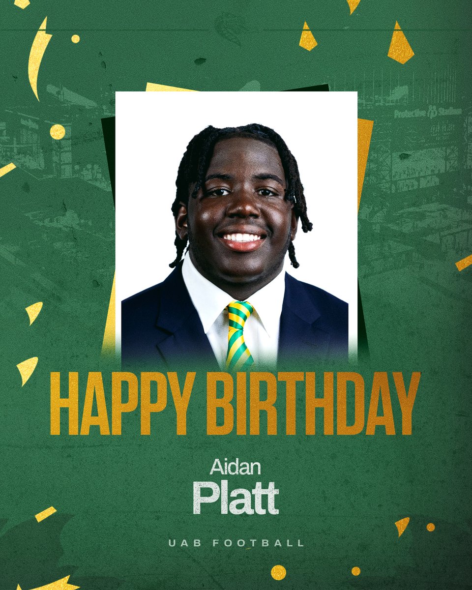 UAB_FB's tweet photo. Hope it's a great one! 🥳 

#WinAsOne https://t.co/Fehk0d8fTQ