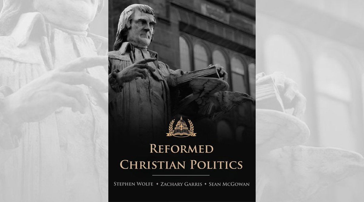 Truth_Script's tweet photo. Book Review: "Reformed Christian Politcs"

"Reformed Christian Politics makes a good case that, even in the American context, the magistrate does have a duty to promote true religion." -@jonharris1989 

(Link 👇) https://t.co/7WHJsYMGXu