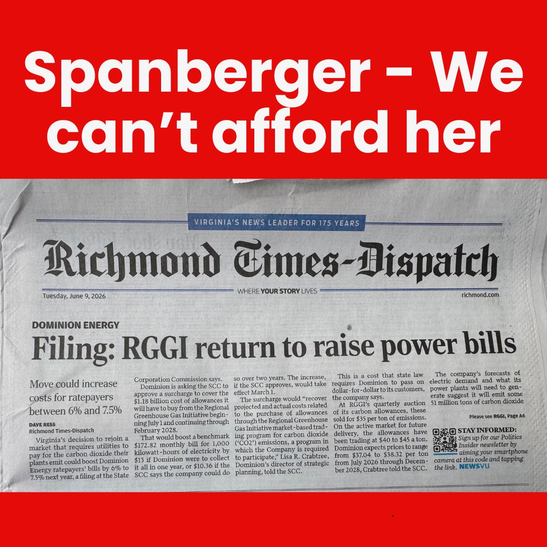 ROOZVA's tweet photo. Virginians simply can’t afford Abigail Spanberger’s policies. 

We were promised “affordability,” but all we’re getting is higher taxes and less economic opportunity. https://t.co/fcHRaih0a4