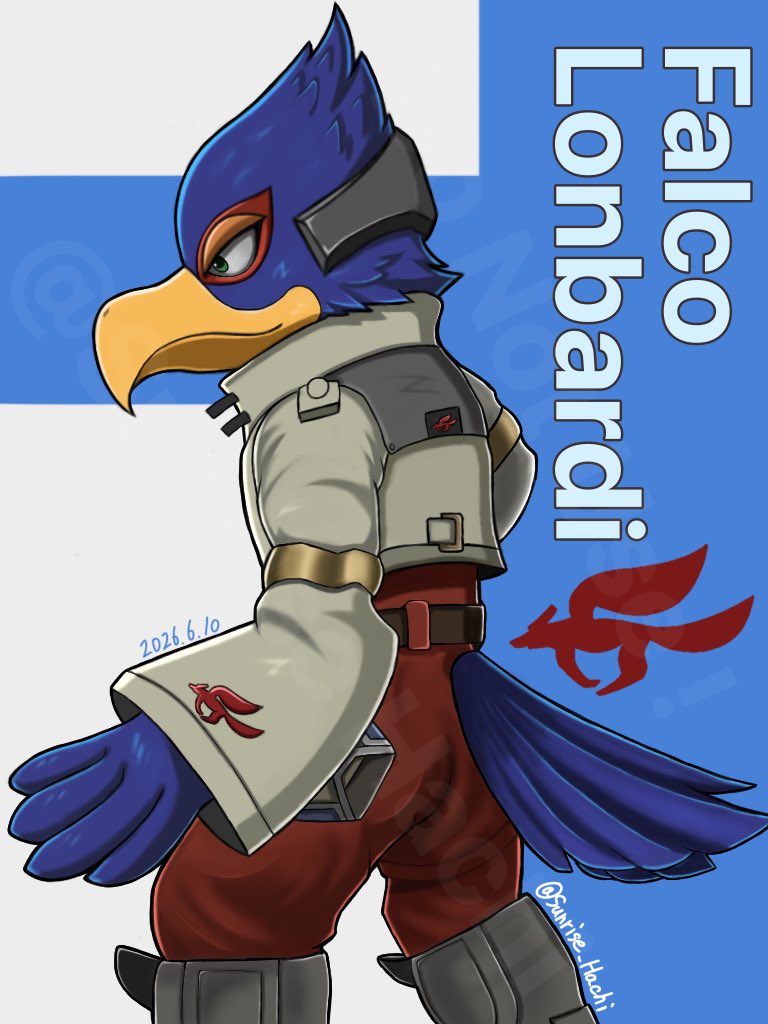 SunriseHachi's tweet photo. 少し絵柄を変えるように意識して描いてみた🐦

#ファルコ 
#falco https://t.co/pWz0ZIDaBx