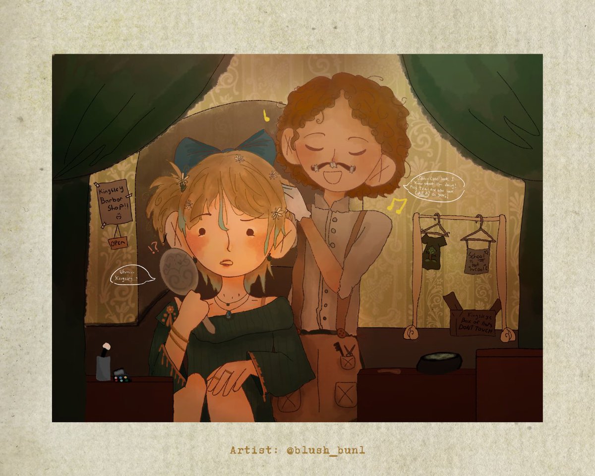 wonderfolk_hq's tweet photo. A bit cheeky with this one, though at the same time I wanted to highlight Cole and Kingsley's comfortability and trust in one another! There is so much acknowledgement between these two beyond their contrasting demeanors. https://t.co/7uZUGPy9Pf