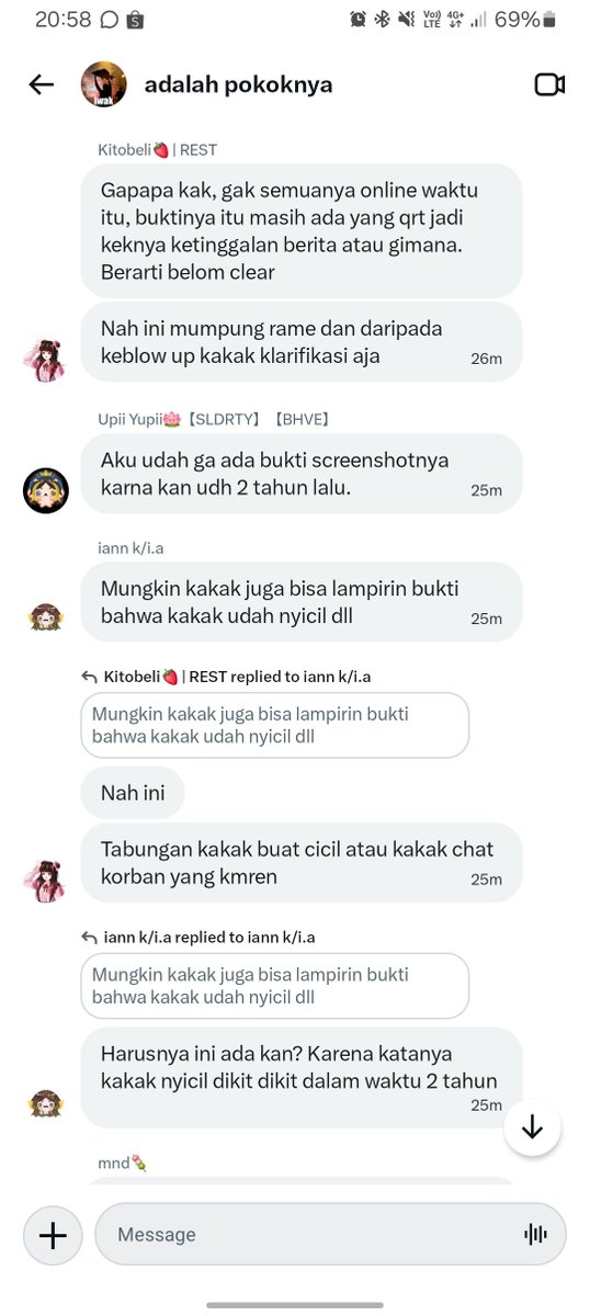 asperealism's tweet photo. Disclaimer, kami sudah meminta klarifikasi dari pelaku 🙏 kami juga sudah tidak berafiliasi lagi dengan pelaku. Kami selaku teman-teman yang pernah berkaitan dengan pelaku, TIDAK TAHU MENAHU dengan masalah yang terjadi https://t.co/dIy1tfa059