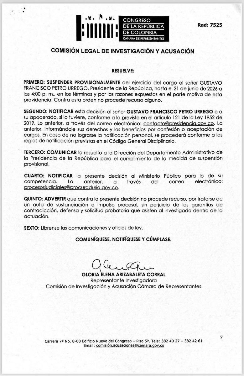 ManuelZamudioA's tweet photo. Esto es antijuridico, no procede. Sin embargo causa curiosidad quien es la representante que está haciendo esto. Es Gloria Arizabaleta, ex esposa de Roy Barreras, que llegó a la cámara sólo porque la impuso Roy, sin ningún voto. ¿A quién le está haciendo la jugadita? https://t.co/BWdStUQKOE