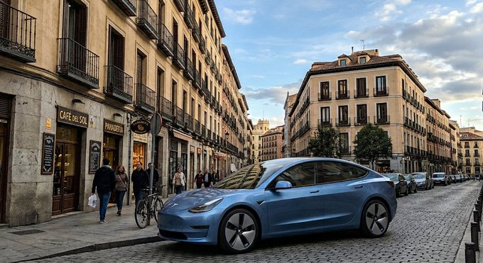 jcbm72's tweet photo. "@elonmusk
 Please consider a compact Tesla for Europe. A small ~4m hatchback or crossover, affordable and with true Tesla soul, would be a massive success here. European cities and taxes strongly favor small cars." https://t.co/l68QKaF2PG