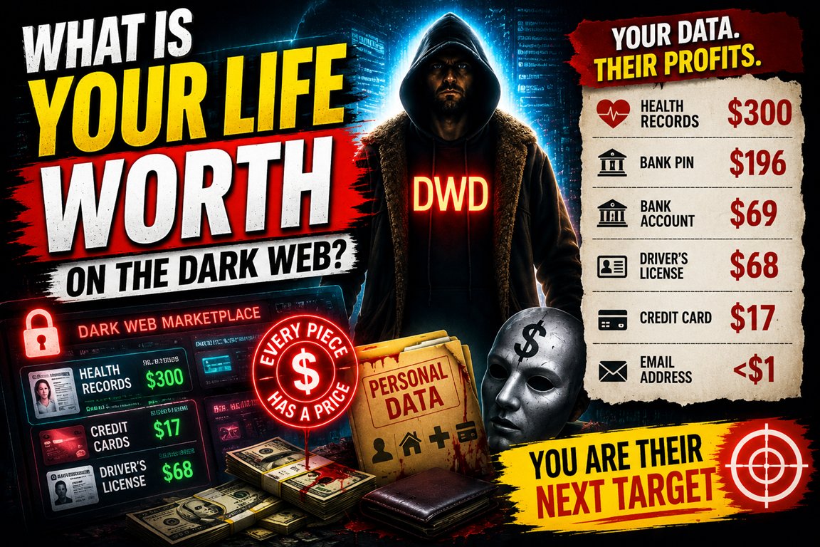 DarkWebDeacon's tweet photo. How much is your "Life" worth on the Dark Web?
https://t.co/L4lq15iQtb https://t.co/Wyik07pRRo