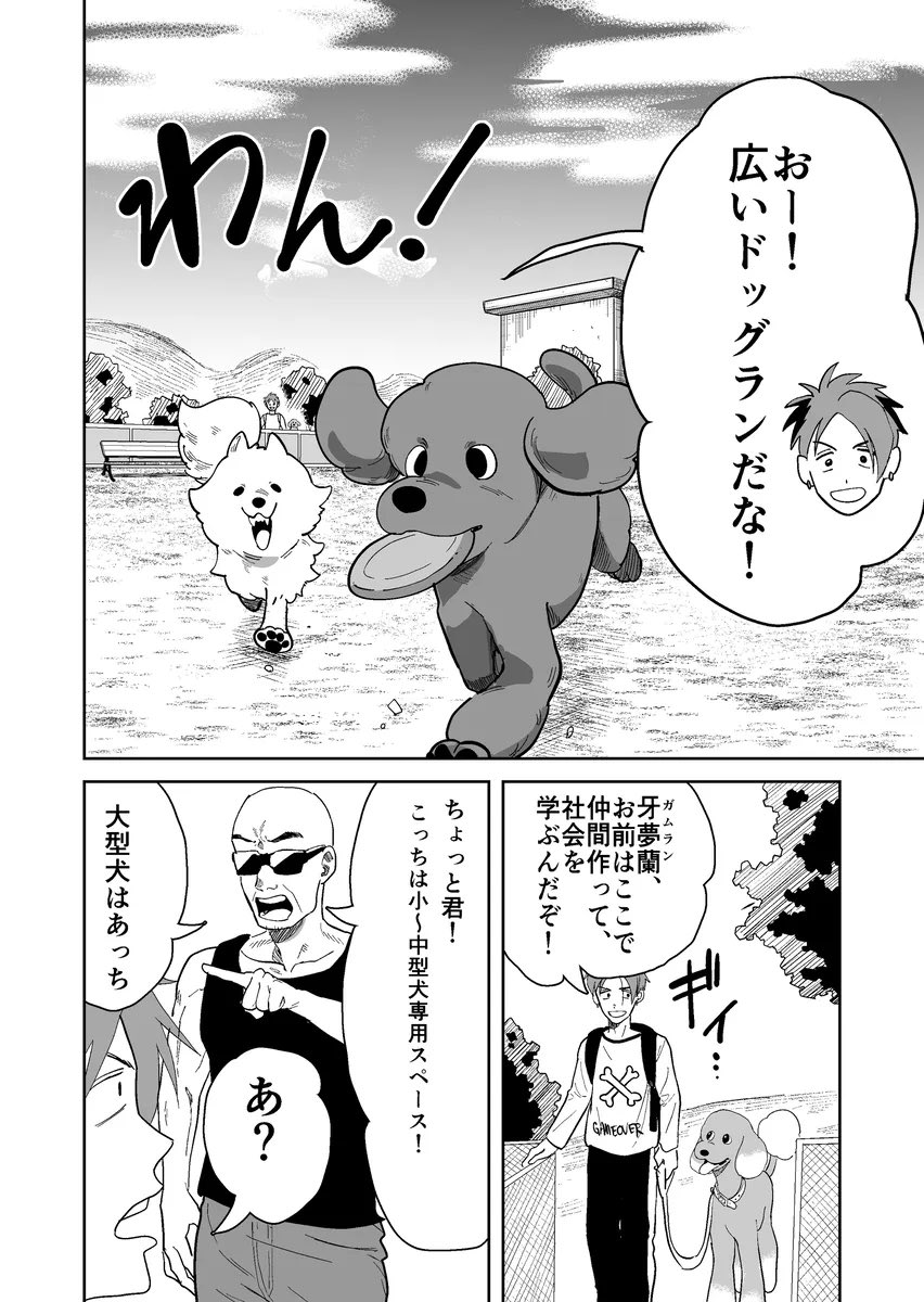 DogponAnpon's tweet photo. プードル溺愛ヤンキー1/4 https://t.co/zgBSSIW4FA