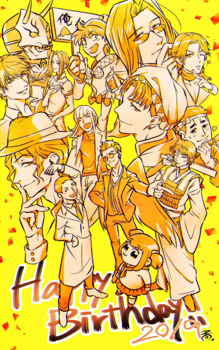 2co_main's tweet photo. 関さんお誕生日誠に誠におめでとうございます！！！！！🎉🥳🎂

今年はイラスト描けなかったので過去絵置いておきます🙇 https://t.co/wn1fDngkly