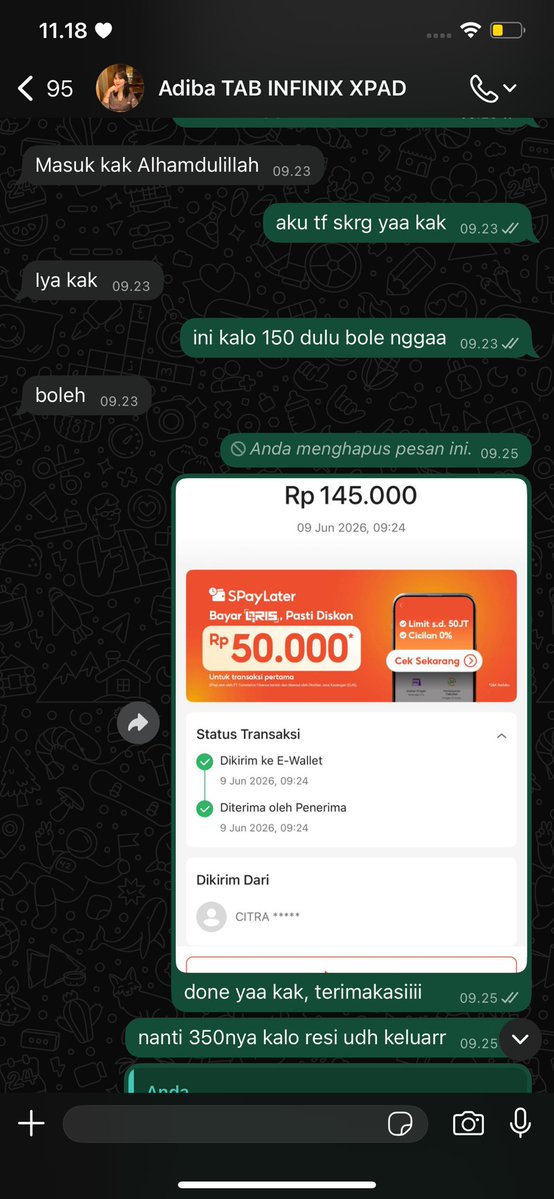 cclipwze_'s tweet photo. ‼️‼️PENIPUAN‼️‼️
gais hati-hati sm orang ini, dan akun ini yaa⚠️ (ini aku gatau emg bener muka orangnya atau engga, misal ada yg merasa penipu ini ngefaker dm aku aja) https://t.co/O3ddUkaSRK