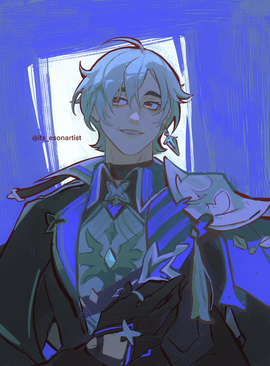 its_esonartist's tweet photo. #Lohen #genshin #procreate
He looks evil, I like him https://t.co/NRbpZEEHz1
