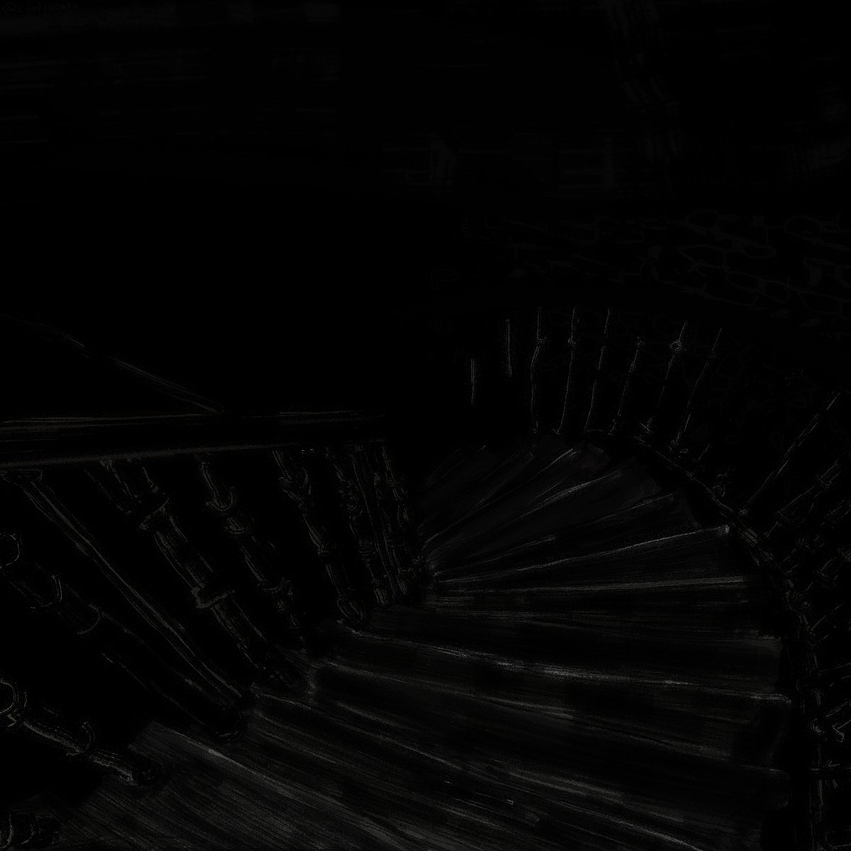 Contristatio's tweet photo. stairs drawn by me https://t.co/DHjgvhm0ln