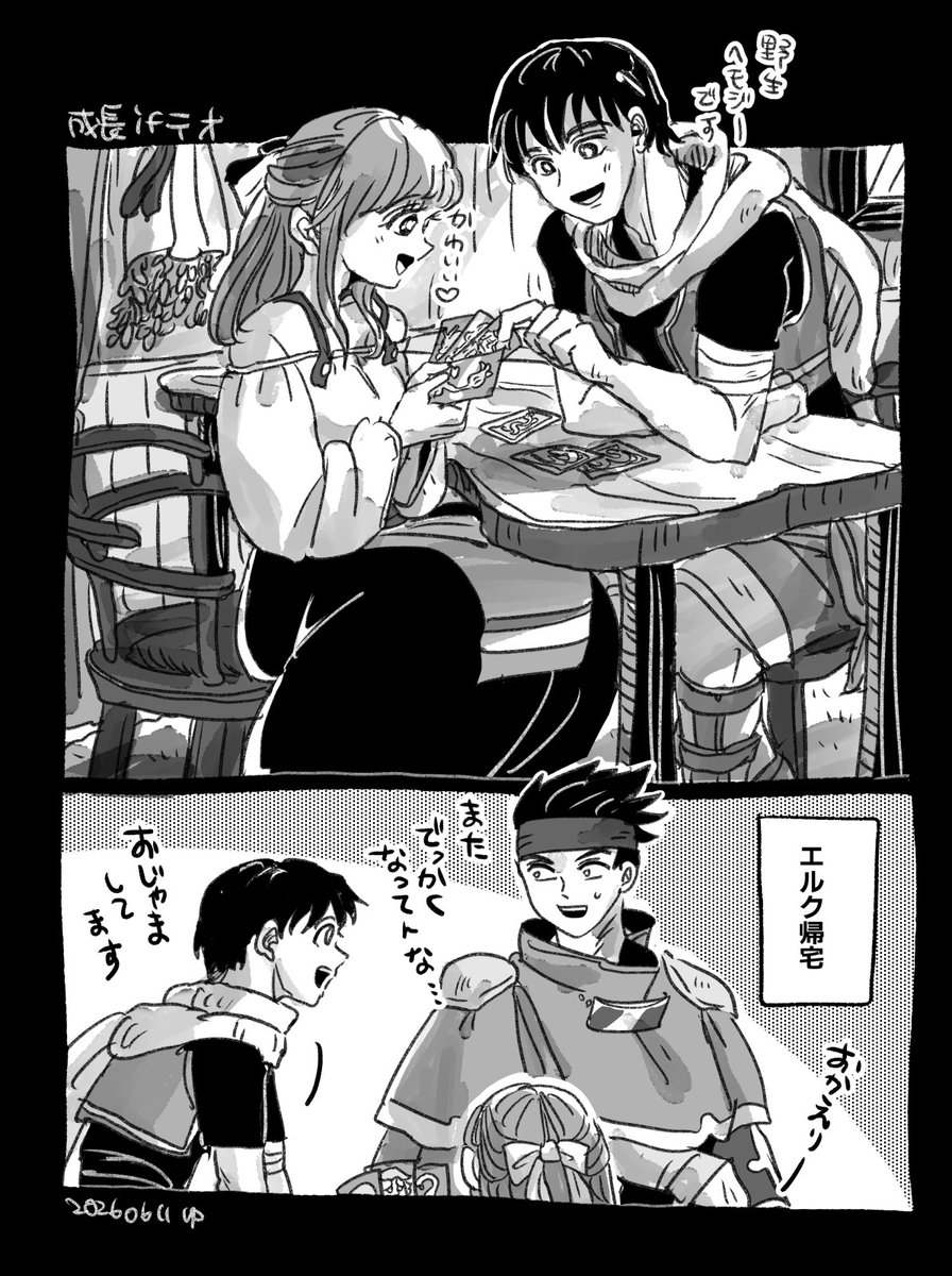 zooyuccazoo's tweet photo. 牧場通いテオ成長if。（毎年）
#テオ・ミル・ラケル誕生祭2026 https://t.co/A9Mape3mBh