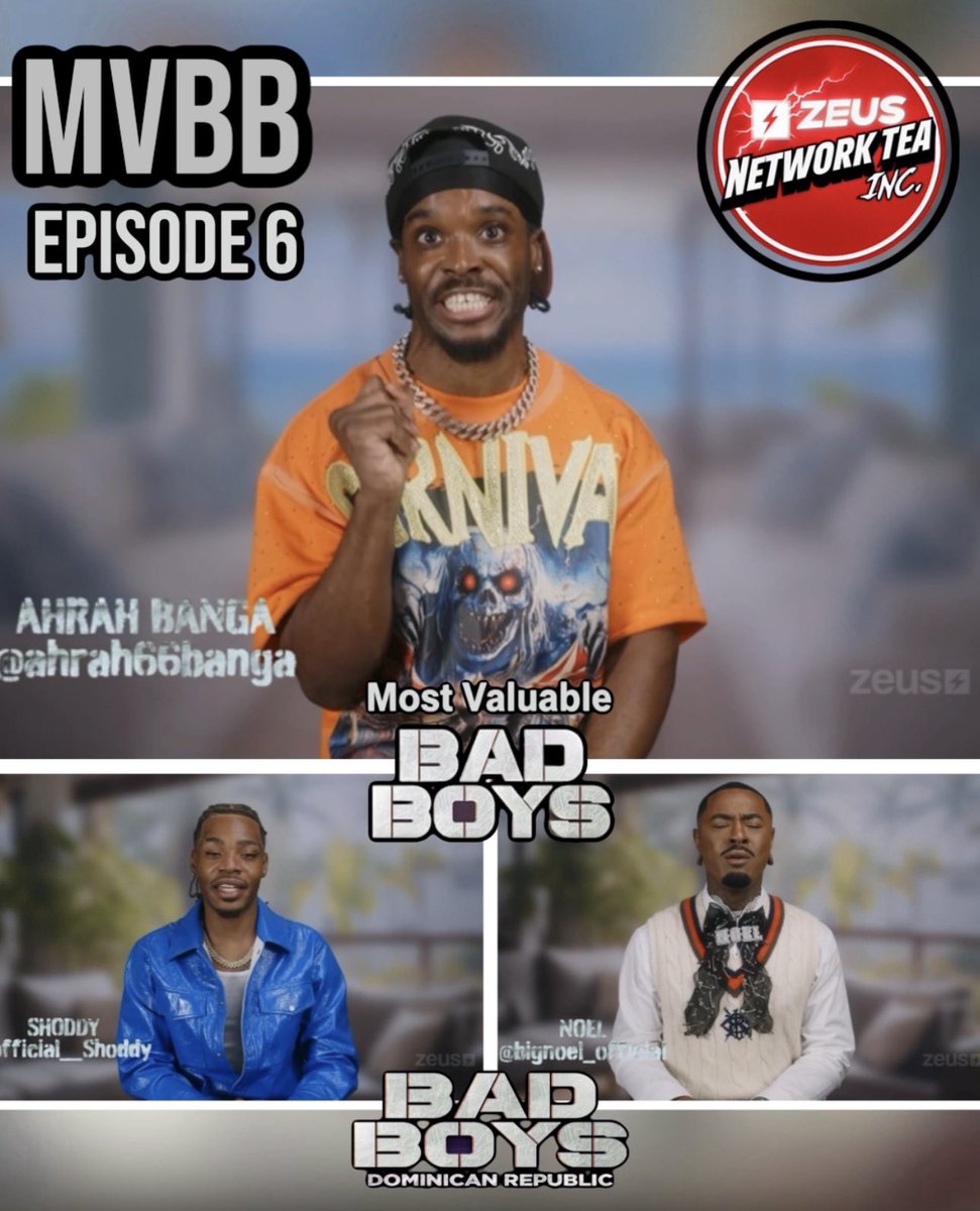 zeusteainc_'s tweet photo. Most / Least Valuable Bad Boys of episode 6 #BadBoysDominicanRepublic 👀 https://t.co/hVjBS3g4gK