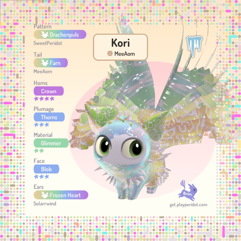 BeKind_A1ways's tweet photo. Baby Kori 🧊💕#PlayPeridot https://t.co/k25EPtgd08
