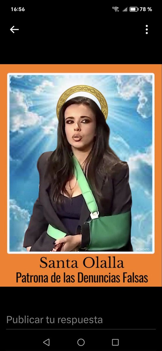 saudade1985's tweet photo. @SarahPerezSanta Pero tú quién eres??? De donde has salido? Que estudios tienes? Eres la consecuencia de los caprichos de la bragueta de un señor, a quien quieres tu dar lecciones? La patrona de las denuncias falsas? https://t.co/kVHoj7L3fw