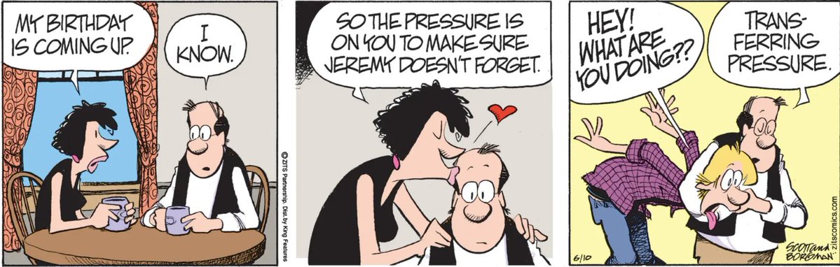 ComicsKingdom's tweet photo. The pressure has been successfully forwarded to the next available victim. 📩😂 #Zits #ClassicComics https://t.co/20QKQCy4cJ