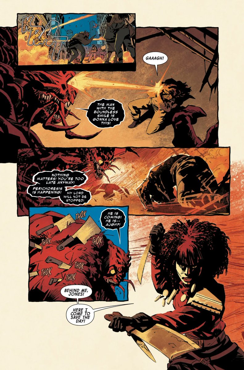 geraldohsborges's tweet photo. Alias: Red Band #4 is out today, check this preview below: @samhumphries writes, art by yours truly, colors by @Hesli_arthur letters by Cory Petit main covers by the classic @davidmackkabuki Courtesy by @Marvel 
Don´t miss!! :) https://t.co/fIAuFqfT9U
