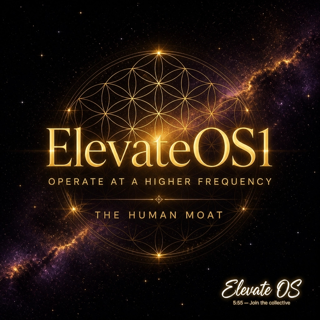 elevateOS1's tweet photo. AI can’t replicate presence. Your frequency is your "Human Moat": the advantage no tech can touch. Presence is the currency. OPERATE AT A HIGHER FREQUENCY. https://t.co/bJEIyQJTdP #ElevateOS1 #HumanMoat #Presence #Leadership #Coaching https://t.co/XdQuQBkVgB
