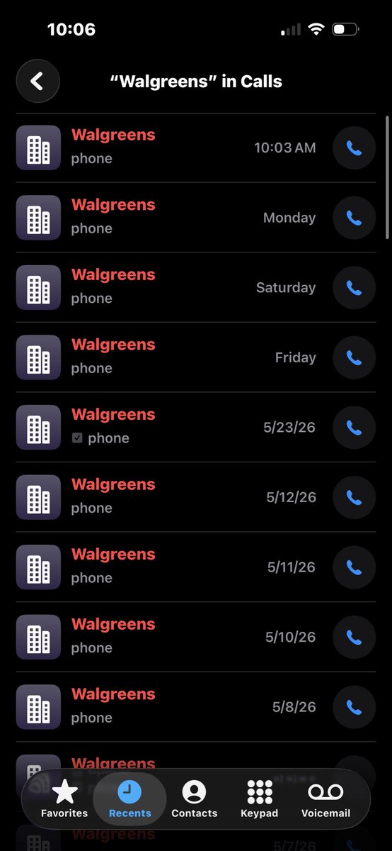 briedabee's tweet photo. Being chronically ill and a @Walgreens  customer is a brutal experience. I literally do not need a call, a text, and a voicemail for each individual med you all fill https://t.co/Qs6jyebD2X