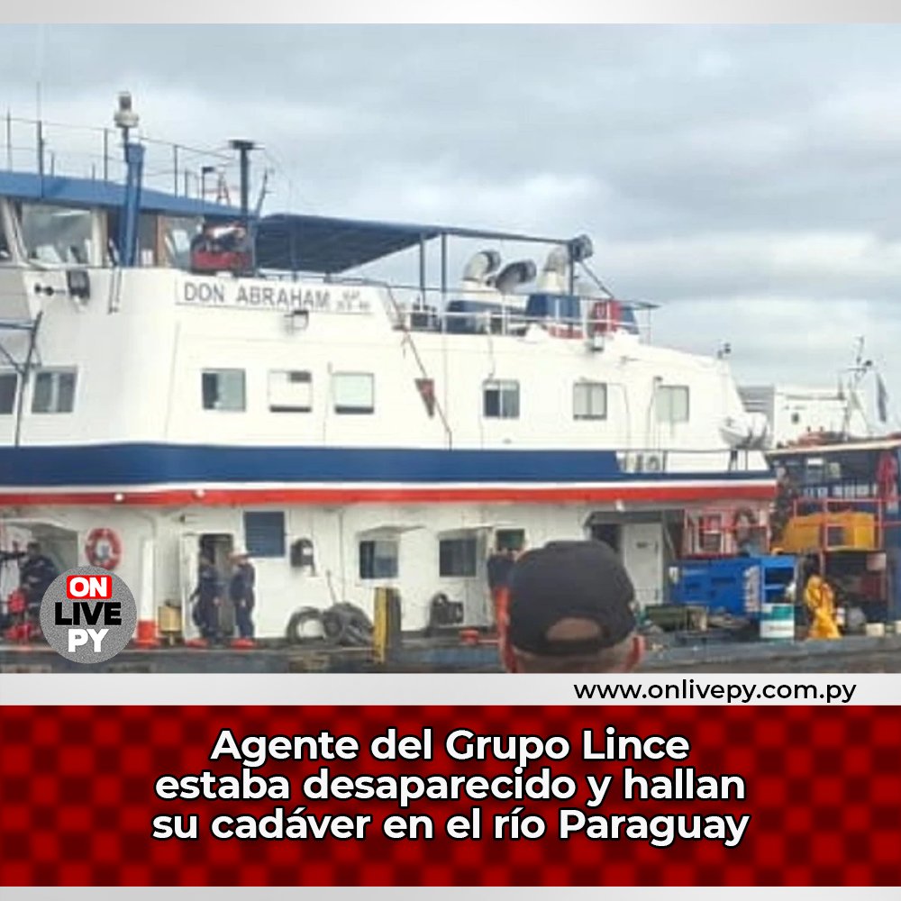 onlivepy's tweet photo. José Eduardo Gayoso Maldonado, agente del Grupo Lince de 21 años, fue hallado sin vida en aguas del río Paraguay tras permanecer desaparecido. El cuerpo fue encontrado por la Prefectura Naval y las autoridades investigan las circunstancias del hecho. https://t.co/6LnSJbV0x0