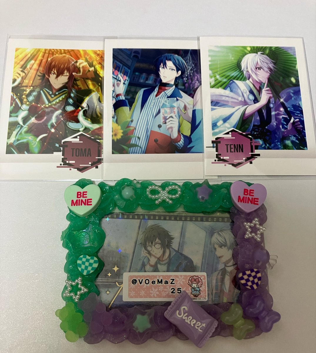 VOeMaZ25's tweet photo. 【交換】 アイドリッシュセブン　アイナナ ぱしゃこれ 16弾 

譲→サイテク　トウマ　天
記念日2021 一織

求→サイテク　大和
記念日　大和　壮五　各1ずつ

初回リトリン必読
13日中池袋、夜秋葉原手渡し。郵送⭕️
お気軽にお声がけくださいませ https://t.co/AIvT64hk4n