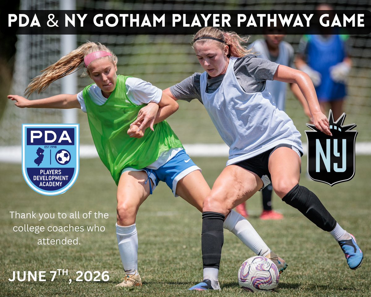 AvaAdams2028's tweet photo. I had so much fun playing with PDA against NY GOTHAM in the Player Pathway Game this weekend. Thank you PDA for the opportunity, and thank you to all of the college coaches that attended! Check out my highlights from the game below. 

https://t.co/iVnkNkBDDM

@ImYouthSoccer @TheSoccerWire @TopDrawerSoccer @PrepSoccer