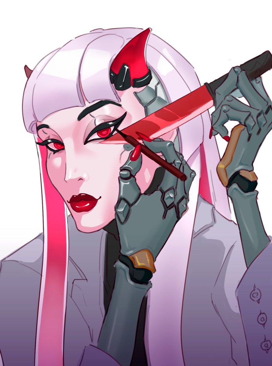 devoratix's tweet photo. ohhhh evil omnic lady 😳😳

#shion #overwatch https://t.co/EFIgoKhJJf